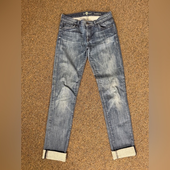 Citizens Of Humanity Roxanne Jean Pants Rolled Hem Size 27 Women Denim - Picture 2 of 12